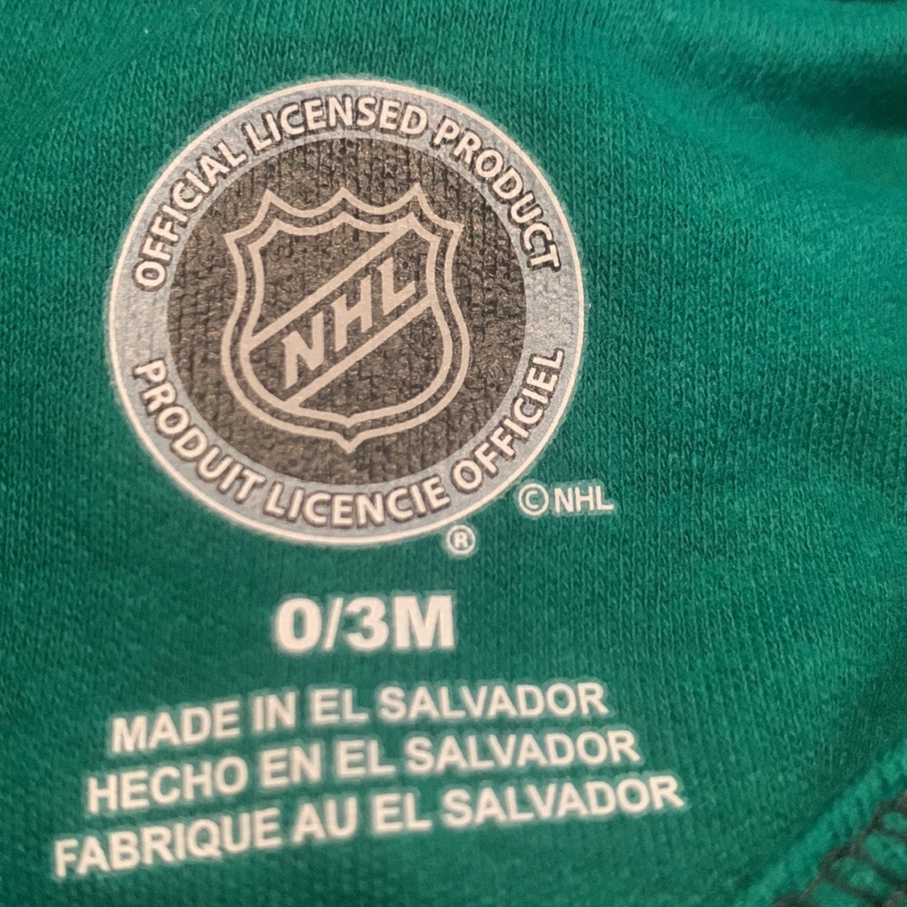 NHL DALLAS STARS Infant Bodysuit Onesie 0-3M NWOT - Picture 4 of 6